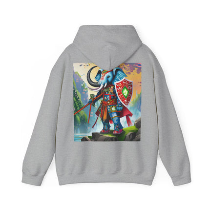 Cyberpunk Elephant – Heavy Blend™ Hooded Sweatshirt