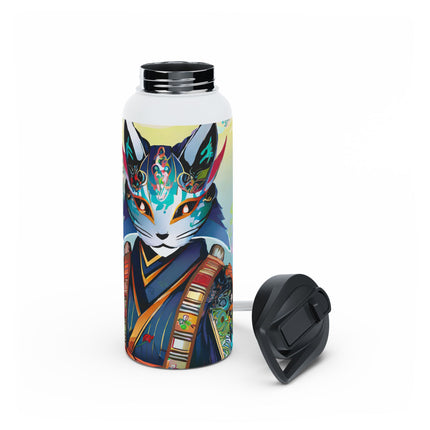 Cyberpunk Samurai Stainless Steel Water Bottle