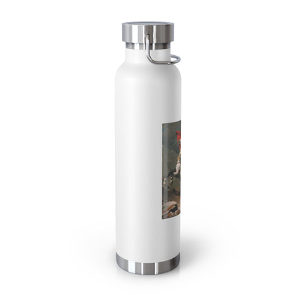 Napoleon Crossing the Alps by Jacques-Louis David Copper Vacuum Insulated Bottle, 22oz