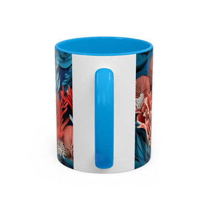Enchanting Underwater Scene Colorful Mugs (11oz, 15oz)