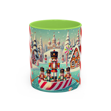 Nutcracker Candy-Striped Adventure Colorful Mugs (11oz, 15oz)