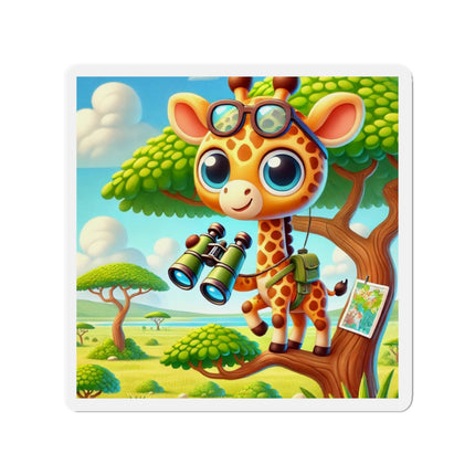 Giraffe Lookout Die-Cut Magnets (5 Sizes)