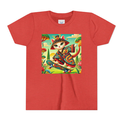 Dragon Dance on Wheels Youth Short Sleeve Tee