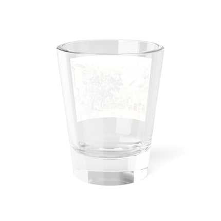 Antibes by Paul Signac Shot Glass – Sunlit Tree & Mediterranean Glow