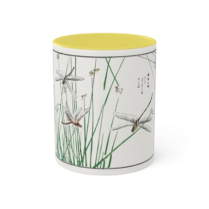 Dragonflies by Morimoto Toko Colorful Mugs, 11oz