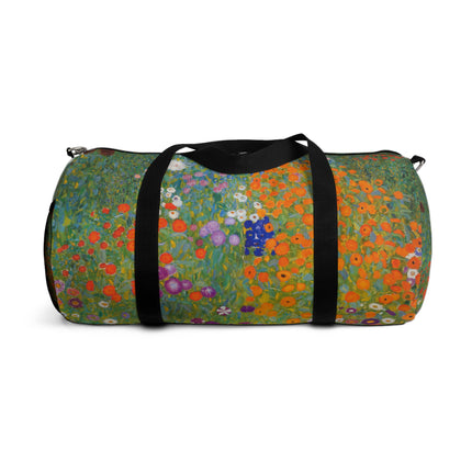 Cottage Garden by Gustav Klimt Duffle Bag