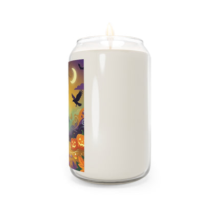 🌙🎃 The Scarecrow Of Haunted Hollow Scented Soy Candle – Whimsical Halloween Mystery