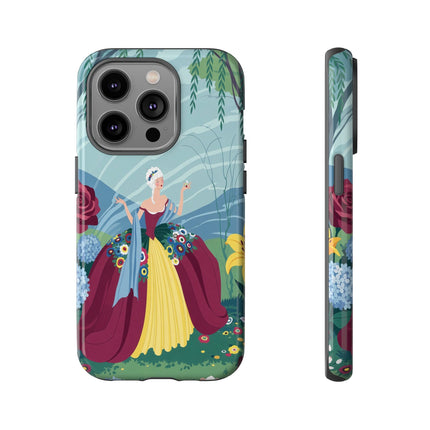 🌹🌿 The Willow Garden Promenade Phone Case – Art Deco Floral Elegance