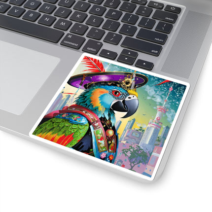 Tech Plumes Kiss-Cut Stickers (4 Sizes)