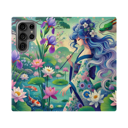 Fairy of the Koi Pond Flip Case – Mystical Harmony & Pond Enchantment