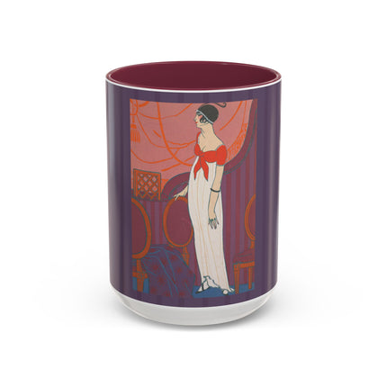 L’Entracte by Georges Lepape Colorful Mugs (11oz, 15oz)