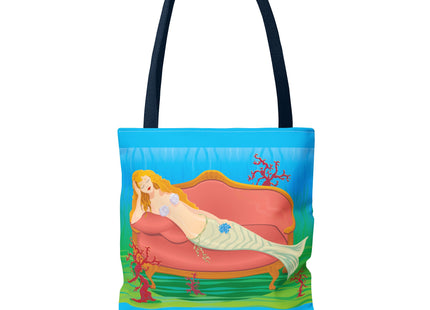A Mermaid's Peaceful Refuge Tote Bag (AOP)