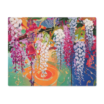 Golden Wisteria Elegance Placemat, 1pc