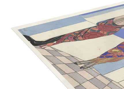 Le goût des châles by George Barbier Postcards (envelopes included) - Bundles of 10, 30, 50 Pieces
