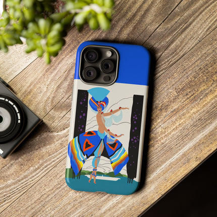 Exotic Dancer Phone Case – Vibrant Performance & Art Deco Flair