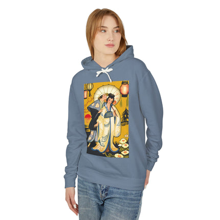Golden Embrace Couple Hoodie