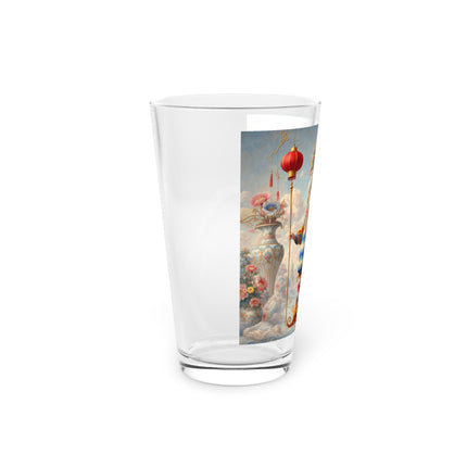 The Ornamental Jester Pint Glass, 16oz
