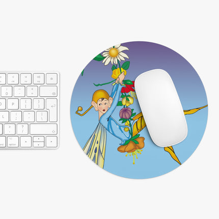 A Fairy's Delight Mouse Pad, Round and Rectangle