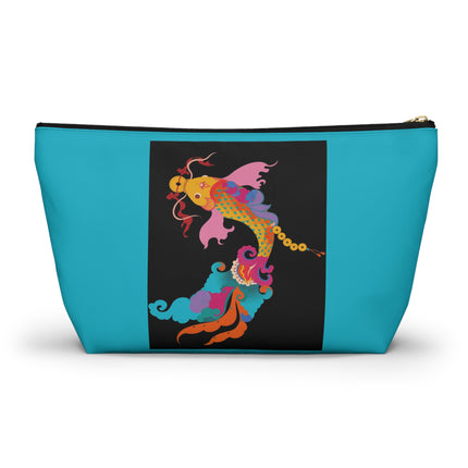 Golden Koi Cosmetic Bag – Lucky Swim & Vibrant Fortune