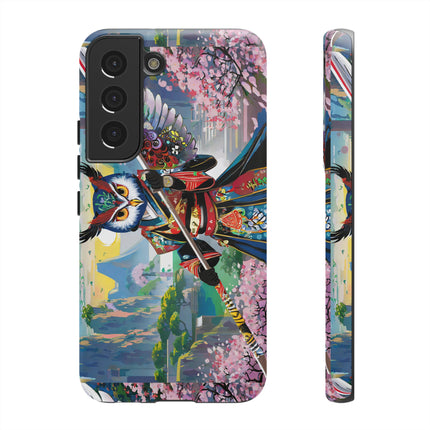 Cyberpunk Samurai Owl Phone Cases