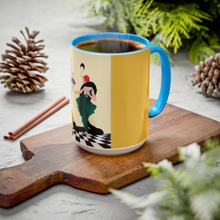 The Marionette Colorful Mugs – Theatrical Glamour & Cabaret Elegance