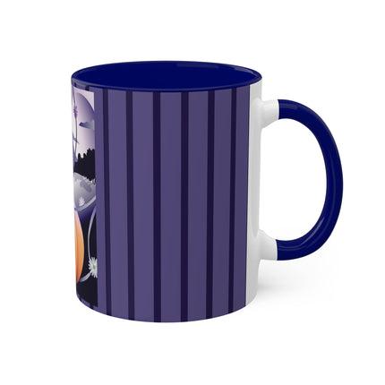 The Startled Pumpkin Colorful Mugs, 11oz