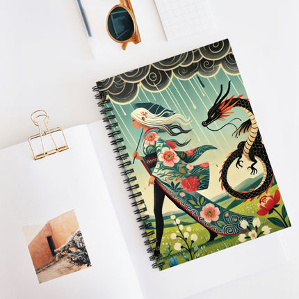 The Dragon Fairy’s Stride Spiral Notebook - Ruled Line