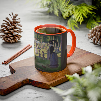 A Sunday on La Grande Jatte by Georges Seurat Colorful Mugs (11oz, 15oz)