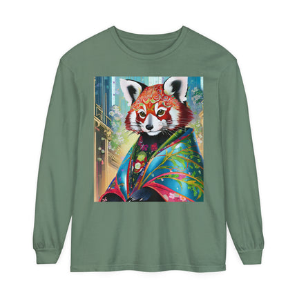 Cybernetic Red Panda Long Sleeve T-Shirt