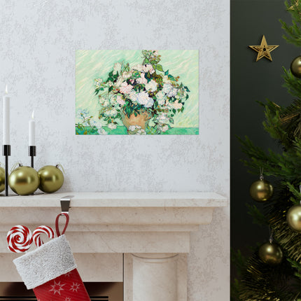 Roses by Vincent Van Gogh Matte Horizontal Posters