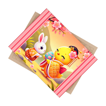 Whimsical Springtime Exchange Ceramic Tile