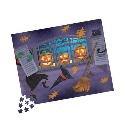 Whimsical Halloween Mischief Puzzle (110, 252, 520, 1014-piece)