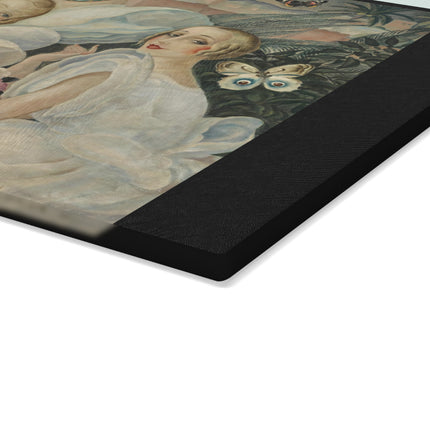 Les Femmes Fatales by Gerda Wegener Glass Cutting Board