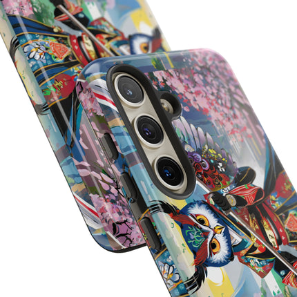 Cyberpunk Samurai Owl Phone Cases