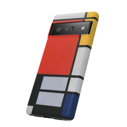 Composition with Red, Yellow, Blue, and Black by Piet Mondrian Phone Cases