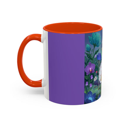 The Ladies Of The Moonlit Garden Colorful Mugs – Art Deco Floral Elegance