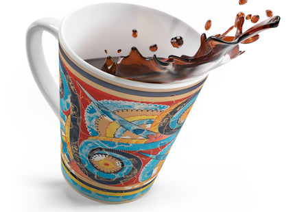 Reproduction of S-Spiral Frieze by Emile Gilliéron Latte Mug
