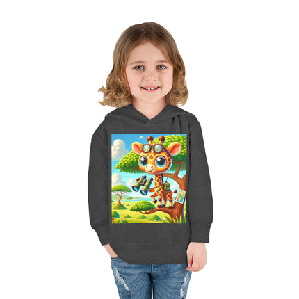 Giraffe Lookout Toddler Pullover Fleece Hoodie