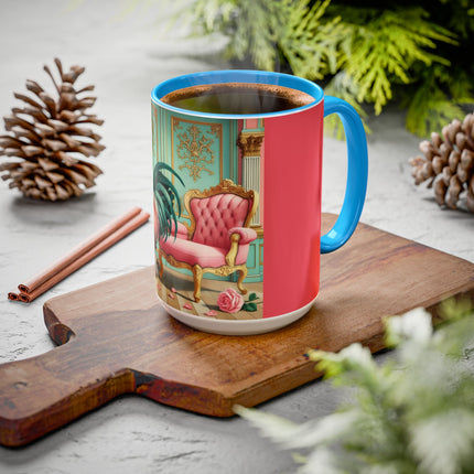 The Salon Rooster Colorful Mugs (11oz, 15oz)