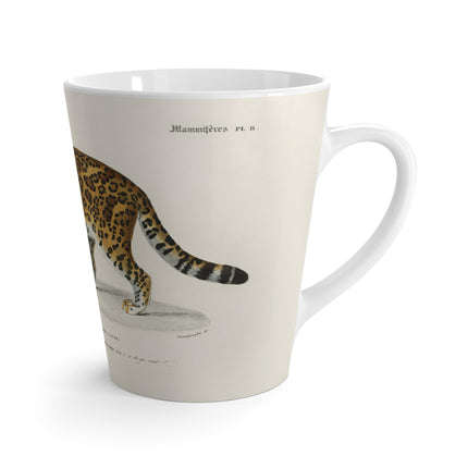 Jaguar by Charles Dessalines D' Orbigny Latte Mug
