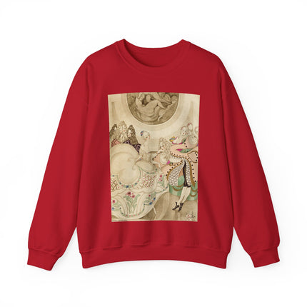 Sur talons rouges (On Red Heels) pl 01 by Gerda Wegener Heavy Blend™ Crewneck Sweatshirt