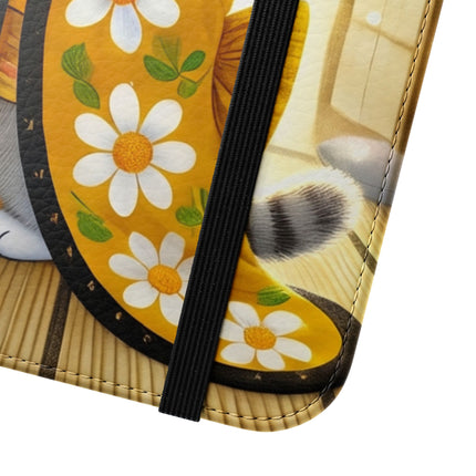 🐱🍵 Playful Kitten in the Tea Room Flip Case – Curious Charm & Cozy Whimsy