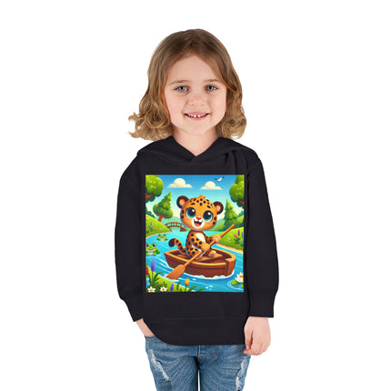 Little Explorer on the River Toddler Pullover Fleece Hoodie