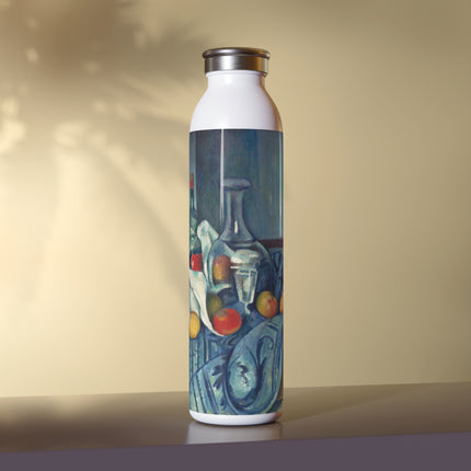 The Peppermint Bottle by Paul Cézanne Slim Water Bottle