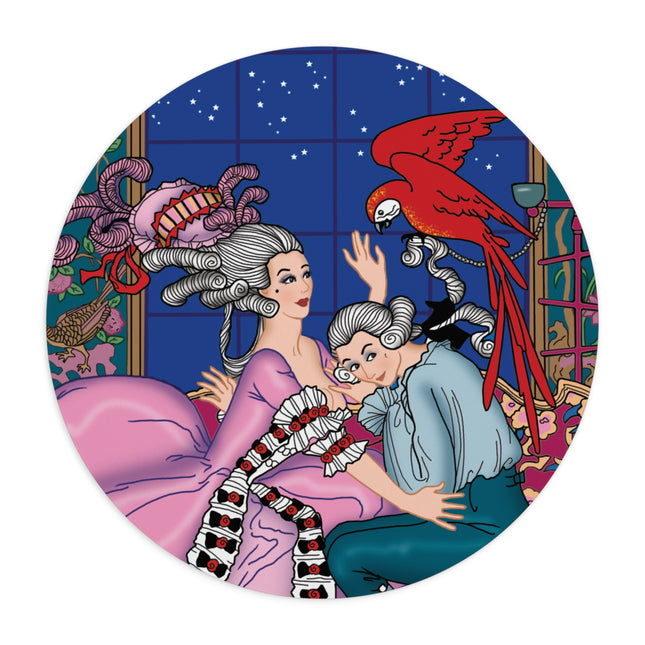 The Jealous Parrot by George Barbier Mouse Pad