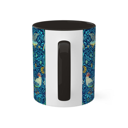 Bird by William Morris Colorful Mugs, 11oz