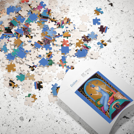 September & Sapphire (from the Gem Series) by Sofia Chiostri Puzzle (110, 252, 500-Piece)