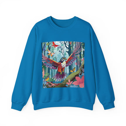 Colorful Raptor Unisex Heavy Blend™ Crewneck Sweatshirt