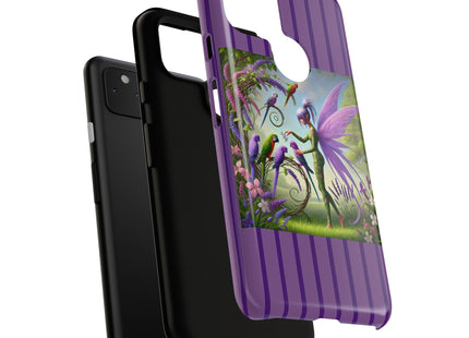 Lavender-Winged Fairy Phone Cases