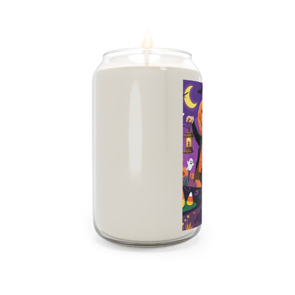 🎃🏮 The Pumpkin Gentleman’s Moonlit Stroll Scented Soy Candle – Whimsical Halloween Charm